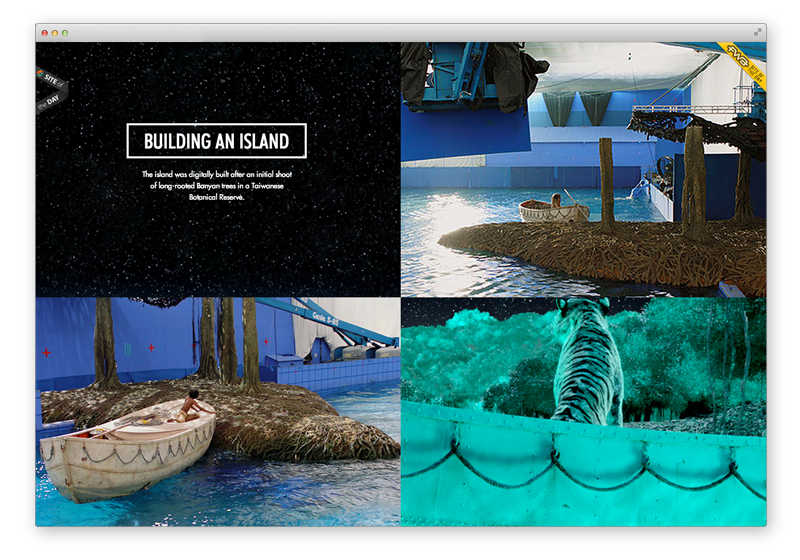 parallax scrolling - life of pi